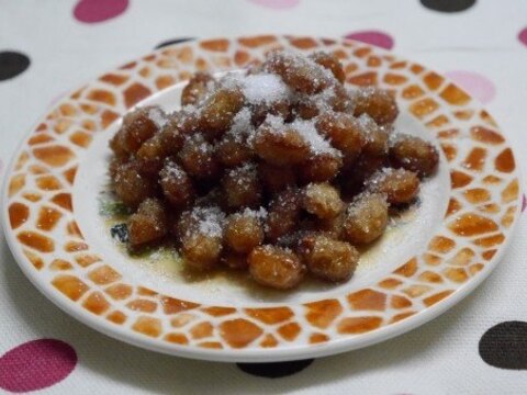 炒り豆で！飴かけ☆節分スウィーツ